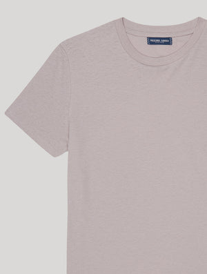 LUCIO LINEN-COTTON T-SHIRT