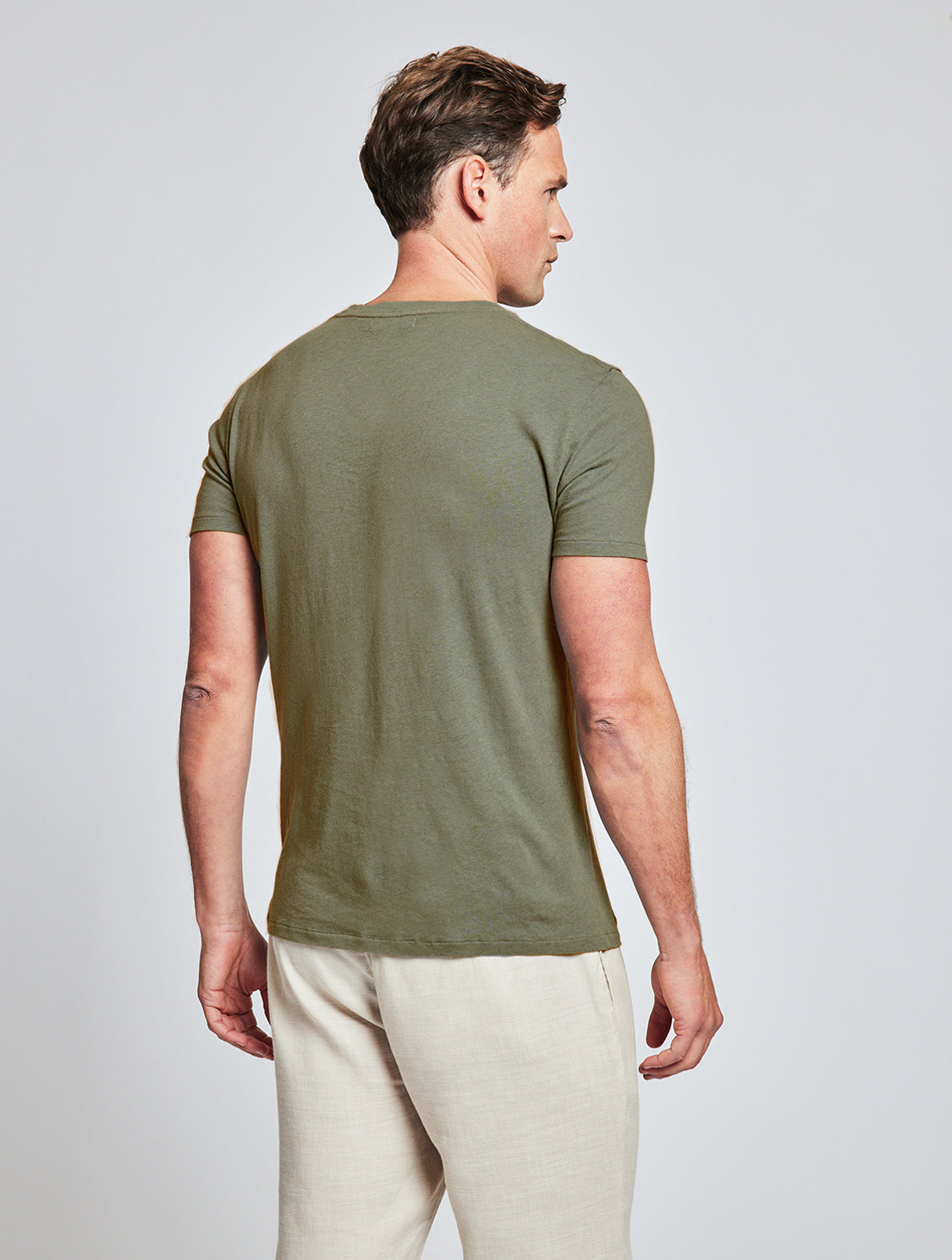 LUCIO LINEN-COTTON T-SHIRT