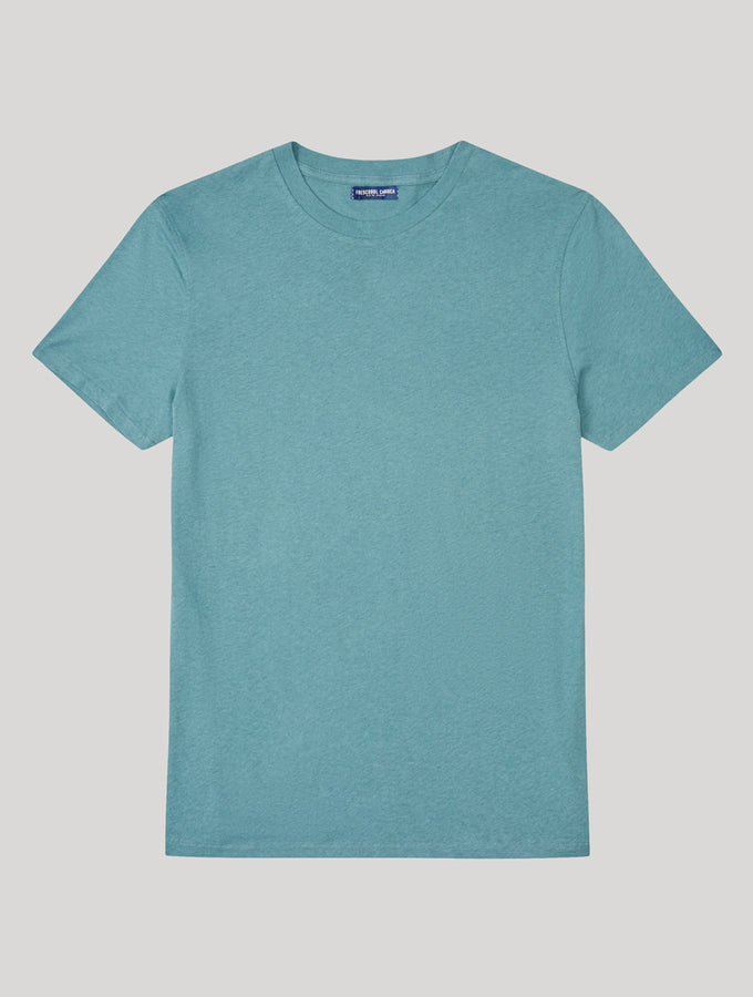 LUCIO LINEN-COTTON T-SHIRT