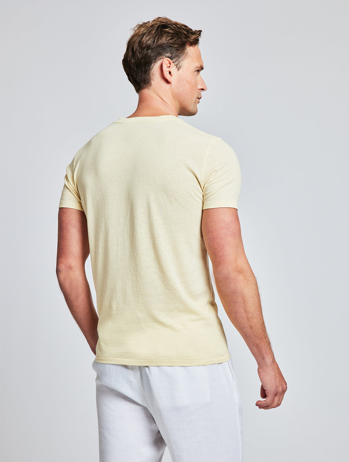 LUCIO LINEN-COTTON T-SHIRT