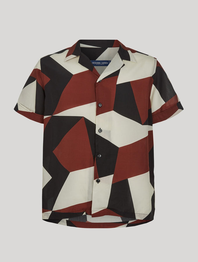 ROBERTO SHIRT MODERNIST PRINT