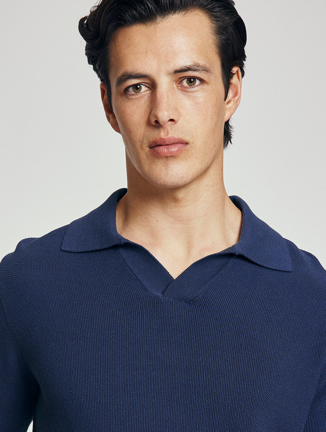 RINO RIBBED KNIT POLO