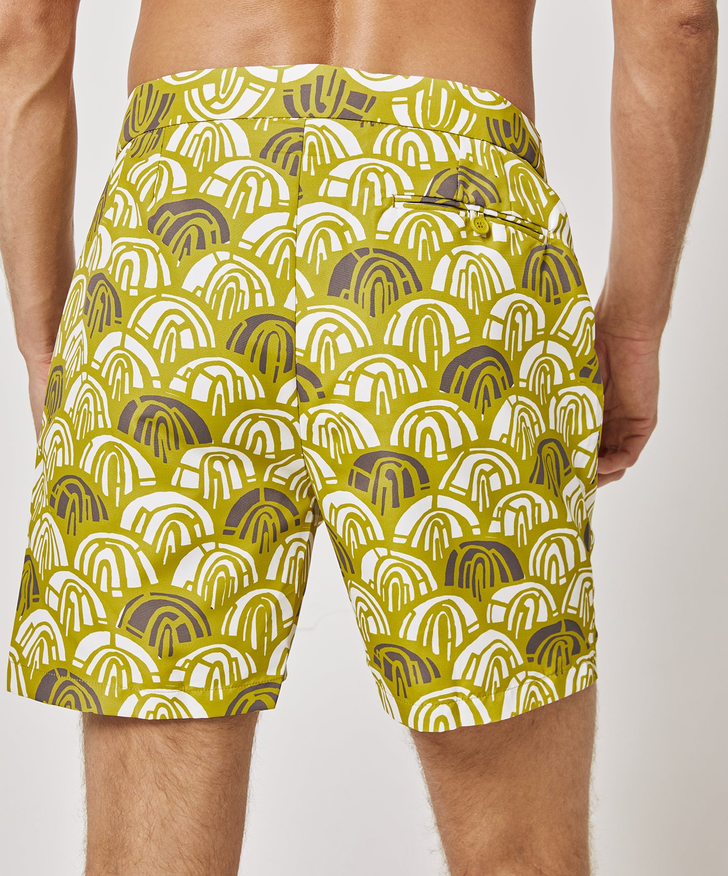 TAILORED SWIM SHORTS ARCH PRINT